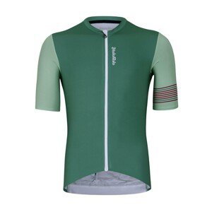 HOLOKOLO Cyklistický dres s krátkým rukávem - KIND ELITE - světle zelená 6XL