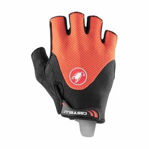 CASTELLI Cyklistické rukavice krátkoprsté - ARENBERG GEL - červená/černá XL
