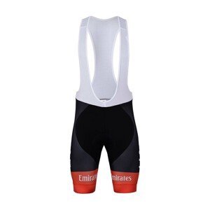 BONAVELO Cyklistické kalhoty krátké s laclem - UAE 2022  - černá/červená/bílá 5XL