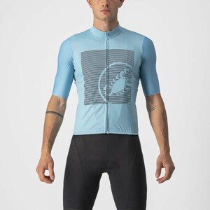 CASTELLI Cyklistický dres s krátkým rukávem - BAGARRE - modrá S