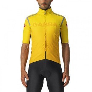CASTELLI Cyklistický dres s krátkým rukávem - GABBA ROS SPECIAL - žlutá XL