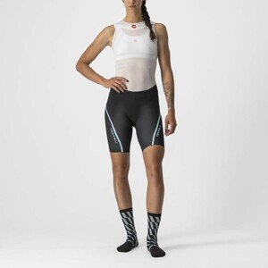 CASTELLI Cyklistické kalhoty krátké bez laclu - VELOCISSIMA 3 LADY - světle modrá/černá M