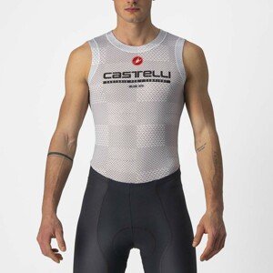 CASTELLI Cyklistické triko bez rukávů - PRO MESH BL - šedá S