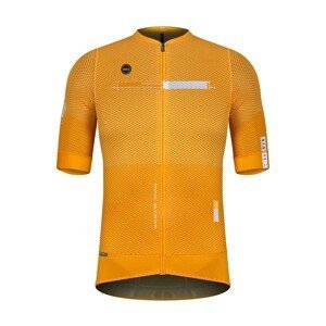 GOBIK Cyklistický dres s krátkým rukávem - CARRERA 2.0 MANGO - oranžová 2XS