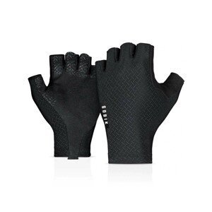 GOBIK Cyklistické rukavice krátkoprsté - BLACK MAMBA - černá XL