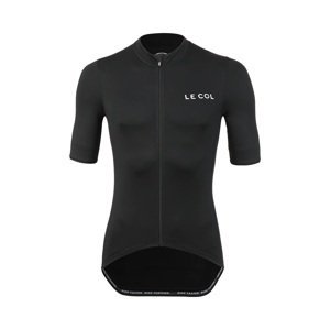 LE COL Cyklistický dres s krátkým rukávem - HORS CATEGORIE II - černá L