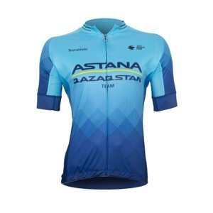 BONAVELO Cyklistický dres s krátkým rukávem - ASTANA 2022 - modrá S