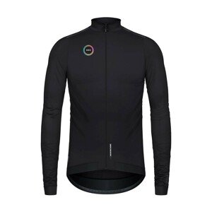 GOBIK Cyklistická zateplená bunda - ARMOUR THERMAL - černá