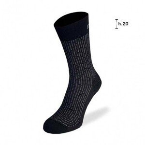 BIOTEX Cyklistické ponožky klasické - 3D - černá/šedá 40-42