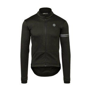 AGU Cyklistická zateplená bunda - WINTER ESSENTIAL - černá XL