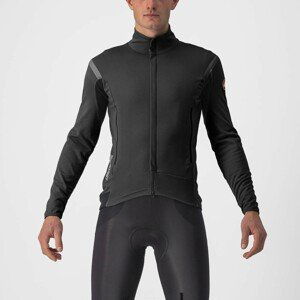 CASTELLI Cyklistická zateplená bunda - PERFETTO ROS 2 - antracitová XL