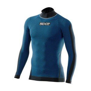 SIX2 Cyklistické triko s dlouhým rukávem - TS3 II - modrá