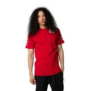FOX Cyklistické triko s krátkým rukávem - TOKSYK PREMIUM - červená S