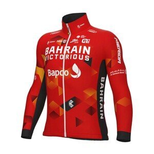 ALÉ Cyklistická zateplená bunda - B. VICTORIOUS 2022 - červená/černá 4XL