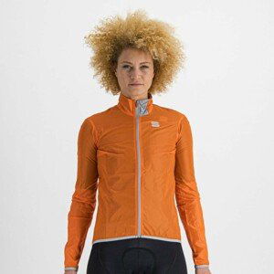 SPORTFUL Cyklistická větruodolná bunda - HOT PACK EASYLIGHT W - oranžová