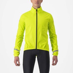 CASTELLI Cyklistická voděodolná pláštěnka - EMERGENCY RAIN 2 - žlutá 3XL