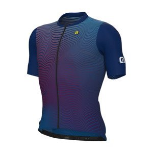 ALÉ Cyklistický dres s krátkým rukávem - ONDA PR-E - modrá S