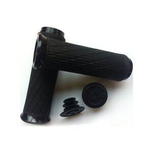 SRAM gripy - LOCKING GRIPS 122 mm - černá
