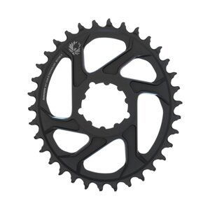 SRAM převodník - X-SYNC 2 OVAL 6mm - černá