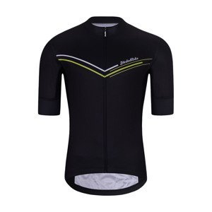 HOLOKOLO Cyklistický dres s krátkým rukávem - LEVEL UP - černá XL