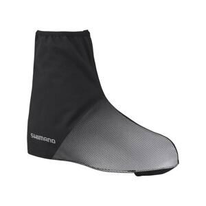 SHIMANO Cyklistické návleky na tretry - WATERPROOF - černá 42-44