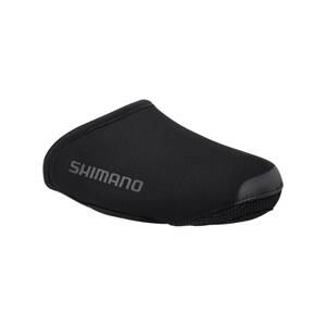 SHIMANO Cyklistické návleky na tretry - DUAL SOFTSHELL TOE - černá 47-49