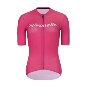 RIVANELLE BY HOLOKOLO Cyklistický dres s krátkým rukávem - GEAR LADY - růžová 2XL