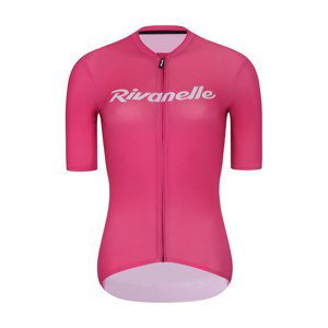 RIVANELLE BY HOLOKOLO Cyklistický dres s krátkým rukávem - GEAR LADY - růžová XS