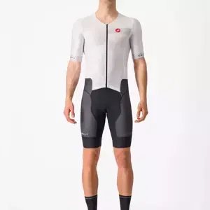 CASTELLI Cyklistická kombinéza - SANREMO 2 - bílá/černá 2XL