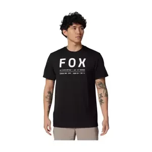 FOX Cyklistické triko s krátkým rukávem - NON STOP SS TECH - černá L