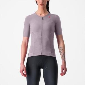 CASTELLI Cyklistický dres s krátkým rukávem - fialová S
