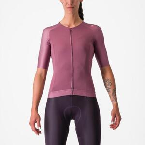 CASTELLI Cyklistický dres s krátkým rukávem - AERO PRO 7.0 W - fialová