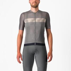 CASTELLI Cyklistický dres s krátkým rukávem - UNLIMITED ENDURANCE - šedá M