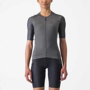 CASTELLI Cyklistický dres s krátkým rukávem - UNLIMITED PRO W - šedá XS