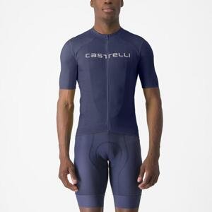CASTELLI Cyklistický dres s krátkým rukávem - PROLOGO LITE - modrá S