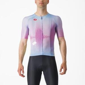 CASTELLI Cyklistický dres s krátkým rukávem - R-A/D - fialová XS