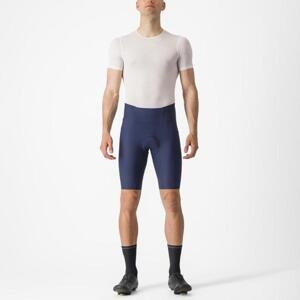 CASTELLI Cyklistické kalhoty krátké bez laclu - ESPRESSO - modrá 3XL