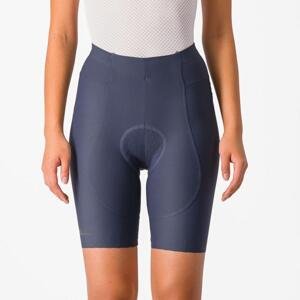 CASTELLI Cyklistické kalhoty krátké bez laclu - ESPRESSO W - modrá XS