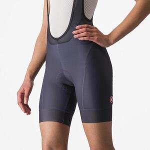 CASTELLI Cyklistické kalhoty krátké s laclem - PRIMA - modrá XS
