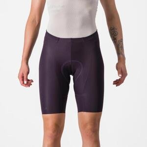 CASTELLI Cyklistické kalhoty krátké bez laclu - FREE AERO RC W SHORT - fialová XS
