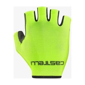 CASTELLI Cyklistické rukavice krátkoprsté - SUPERLEGGERA - žlutá M