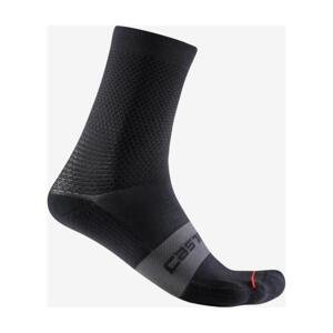 CASTELLI Cyklistické ponožky klasické - ESPRESSO W - černá 36-39