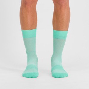 SPORTFUL Cyklistické ponožky klasické - MATCHY - světle zelená S-M
