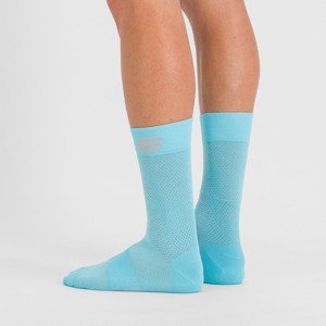 SPORTFUL Cyklistické ponožky klasické - MATCHY - světle modrá M-L