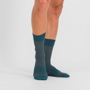 SPORTFUL Cyklistické ponožky klasické - MATCHY - zelená S-M