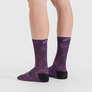 SPORTFUL Cyklistické ponožky klasické - SUPERGIARA - fialová M-L
