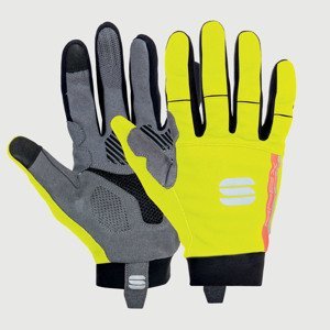 SPORTFUL Cyklistické rukavice dlouhoprsté - APEX LIGHT - žlutá XL