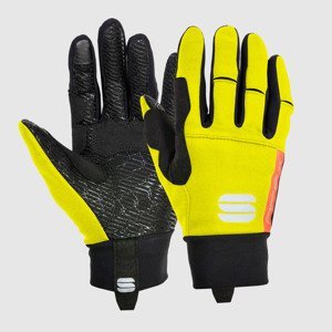 SPORTFUL Cyklistické rukavice dlouhoprsté - APEX - žlutá S