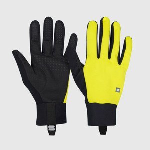 SPORTFUL Cyklistické rukavice dlouhoprsté - ENGADIN - žlutá XL