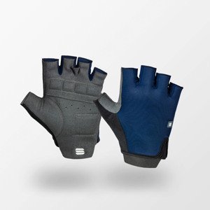 SPORTFUL Cyklistické rukavice krátkoprsté - MATCHY - modrá XL